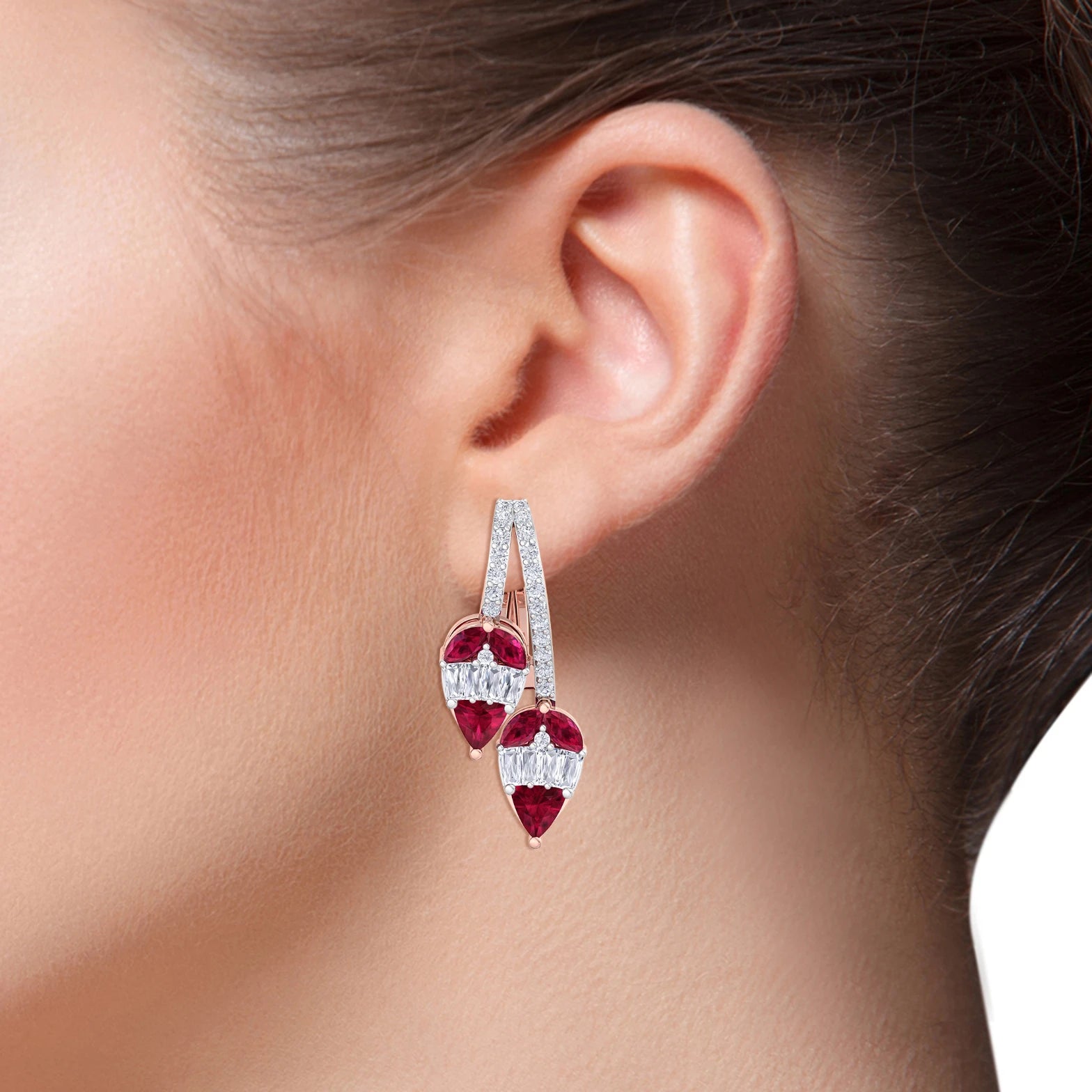 NATURAL DIAMOND JEWELLERY EARRING