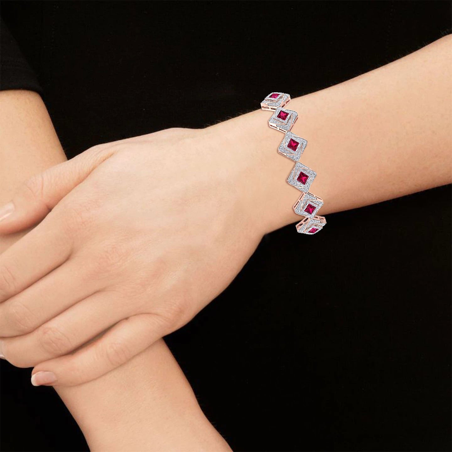 NATURAL DIAMOND JEWELLERY BRACELET