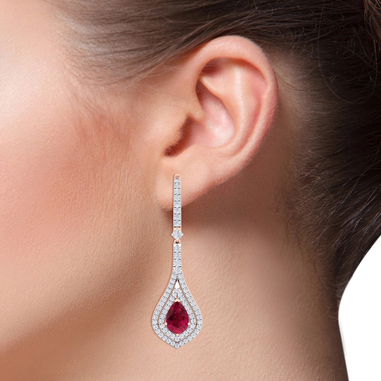 NATURAL DIAMOND JEWELLERY EARRING