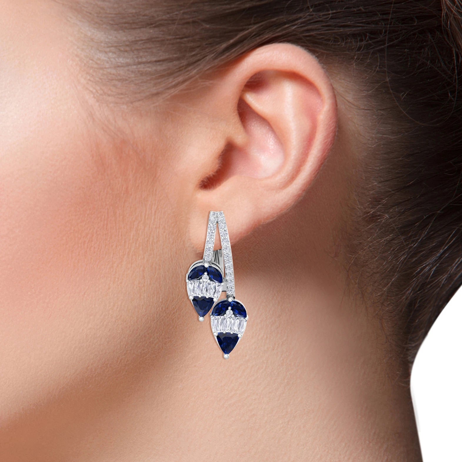 NATURAL DIAMOND JEWELLERY EARRING