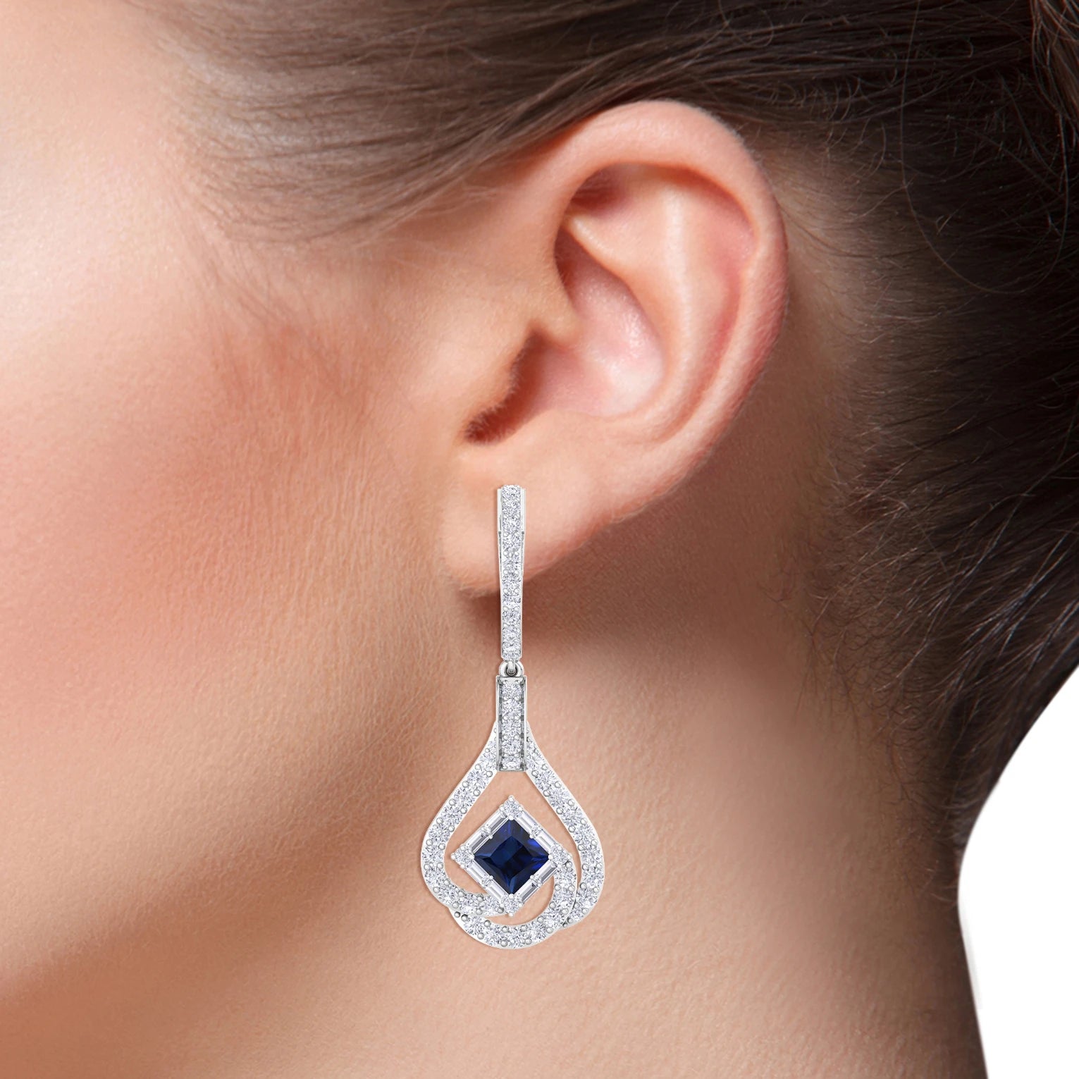 NATURAL DIAMOND JEWELLERY EARRING