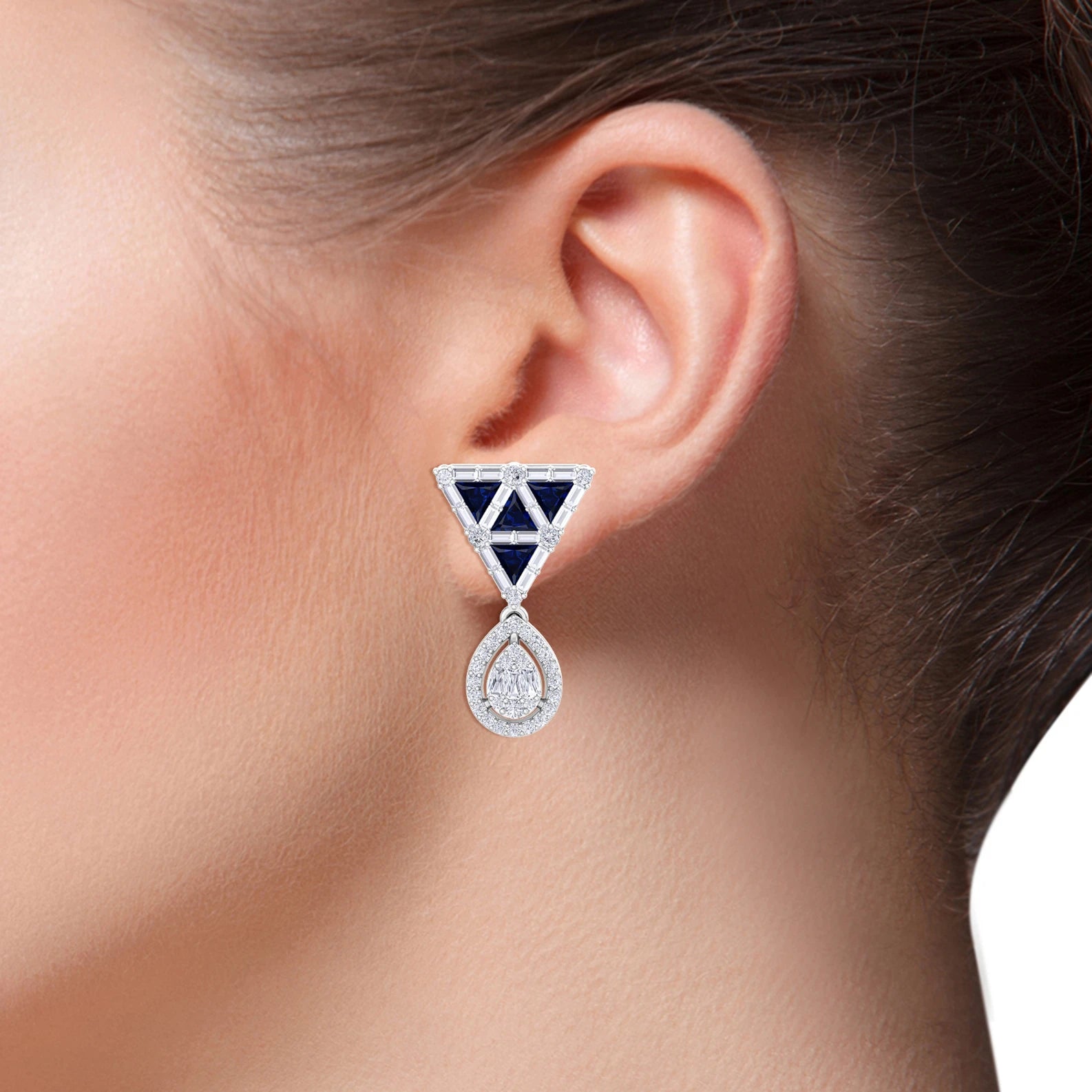 NATURAL DIAMOND JEWELLERY EARRING