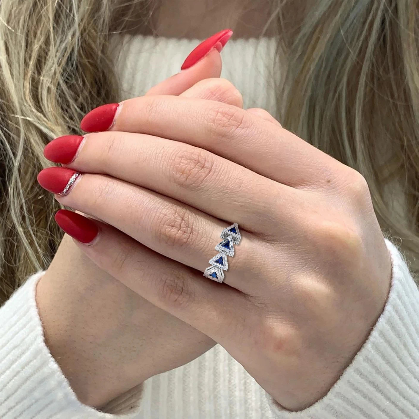 NATURAL DIAMOND JEWELLERY RING