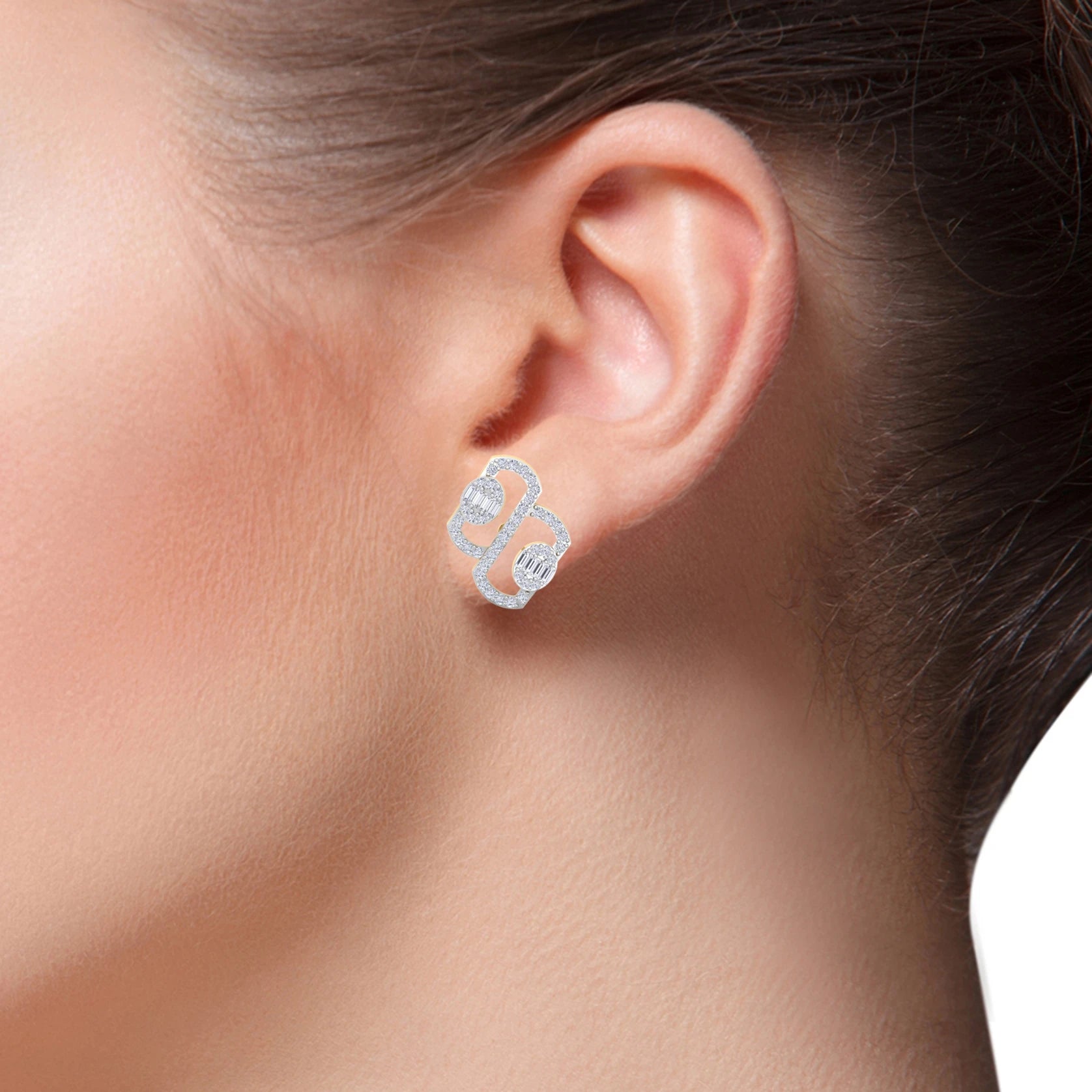 NATURAL DIAMOND JEWELLERY EARRING