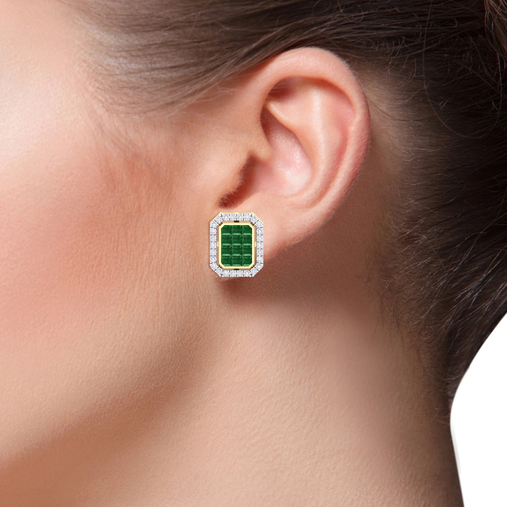 NATURAL DIAMOND JEWELLERY EARRING