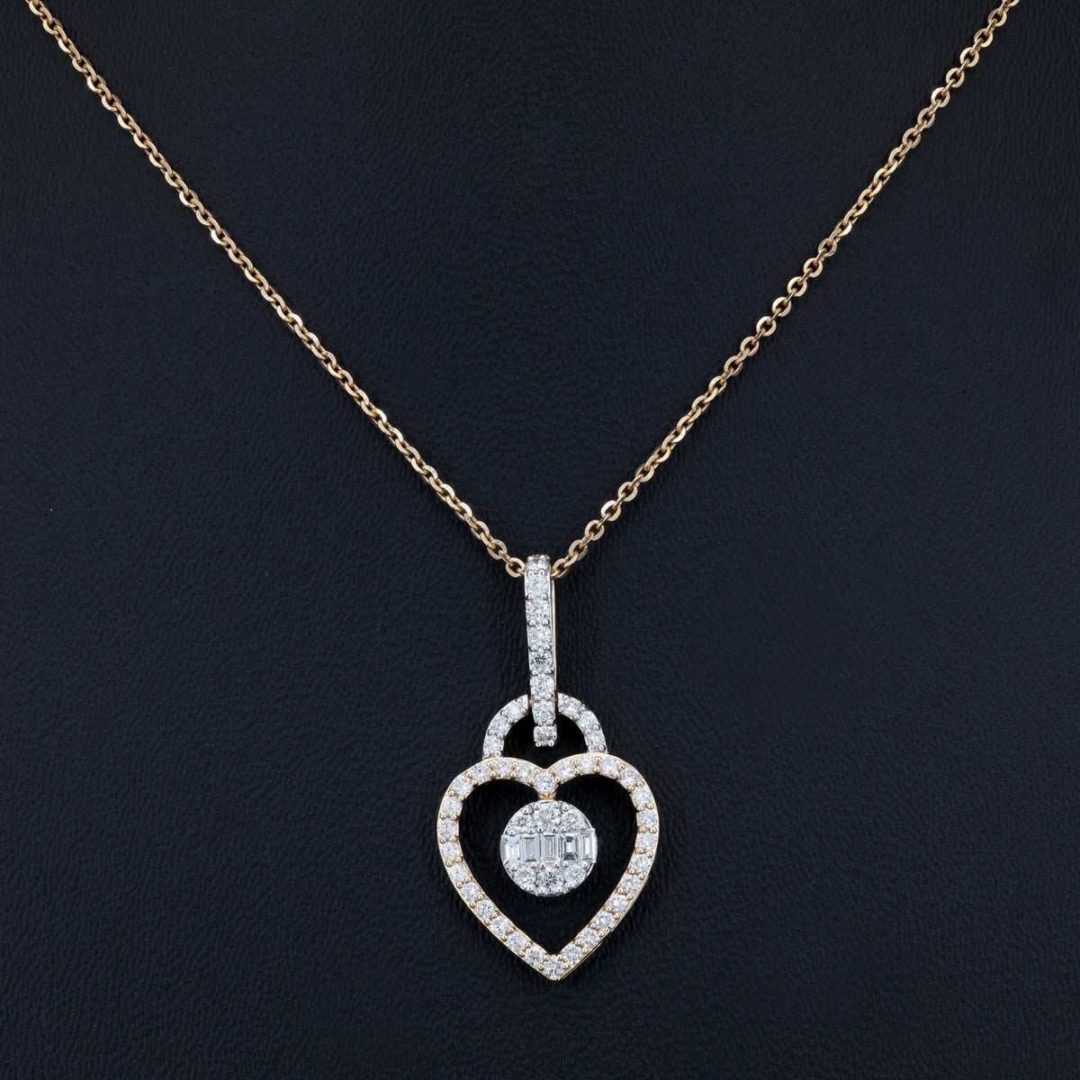 VARNORA NATURAL DIAMOND JEWELLERY PENDANT SET