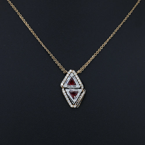 VARNORA NATURAL DIAMOND JEWELLERY PENDANT SET