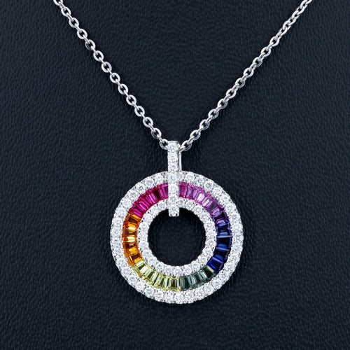 VARNORA NATURAL DIAMOND JEWELLERY PENDANT SET