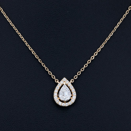VARNORA NATURAL DIAMOND JEWELLERY PENDANT SET