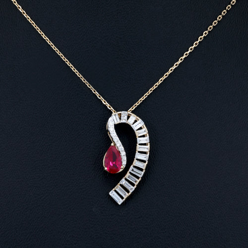 VARNORA NATURAL DIAMOND JEWELLERY PENDANT SET