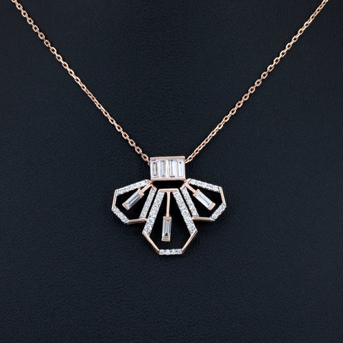 VARNORA NATURAL DIAMOND JEWELLERY PENDANT SET
