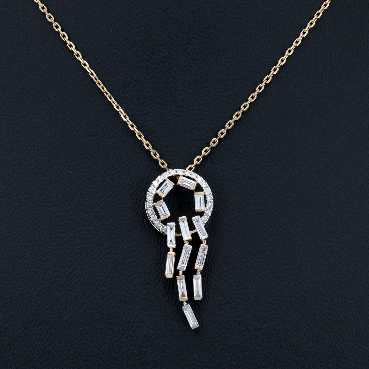 VARNORA NATURAL DIAMOND JEWELLERY PENDANT SET