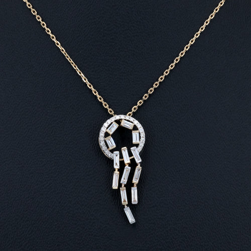 VARNORA NATURAL DIAMOND JEWELLERY PENDANT SET