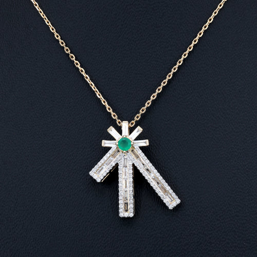 VARNORA NATURAL DIAMOND JEWELLERY PENDANT SET