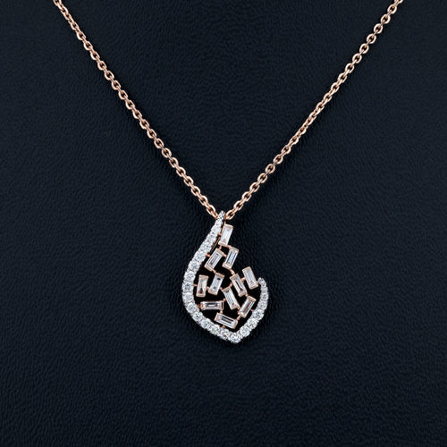 VARNORA NATURAL DIAMOND JEWELLERY PENDANT SET