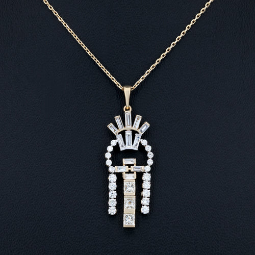 VARNORA NATURAL DIAMOND JEWELLERY PENDANT SET