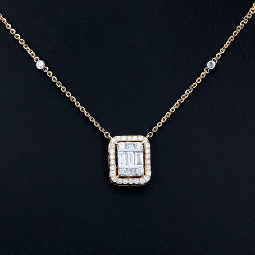 VARNORA NATURAL DIAMOND JEWELLERY PENDANT SET