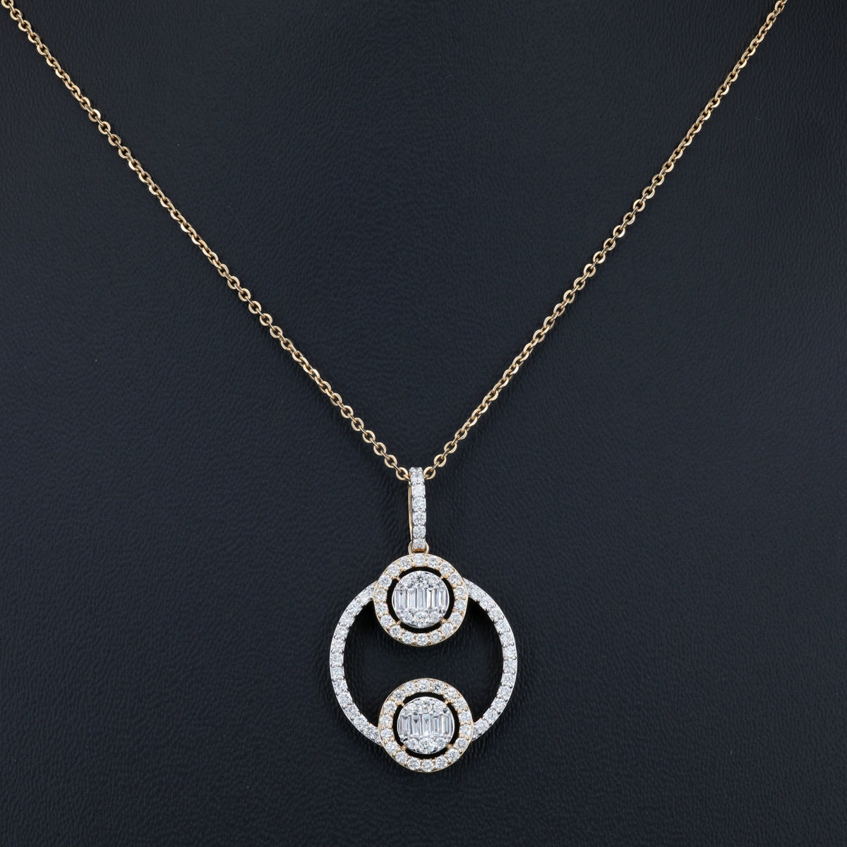 VARNORA NATURAL DIAMOND JEWELLERY PENDANT SET