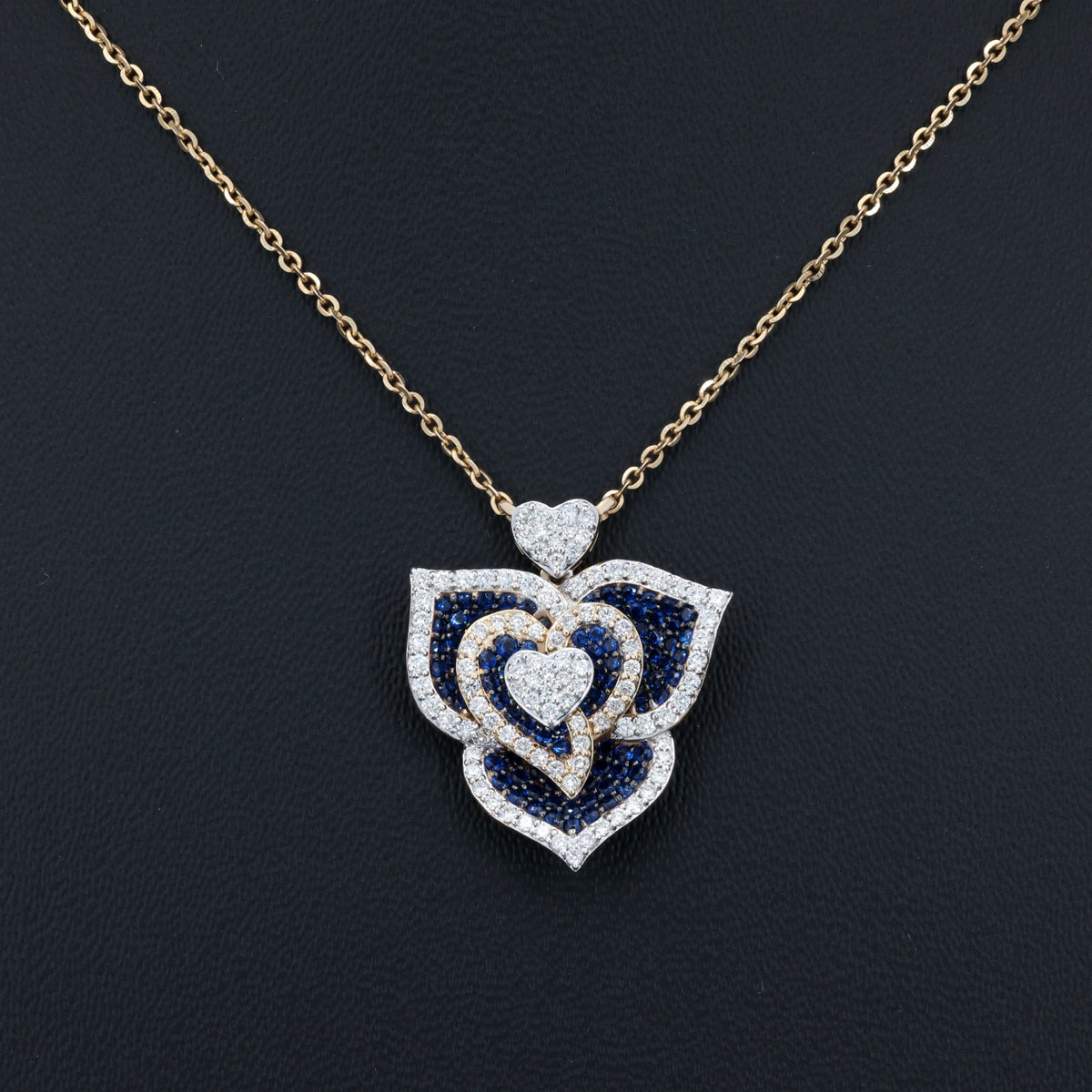 VARNORA NATURAL DIAMOND JEWELLERY PENDANT SET