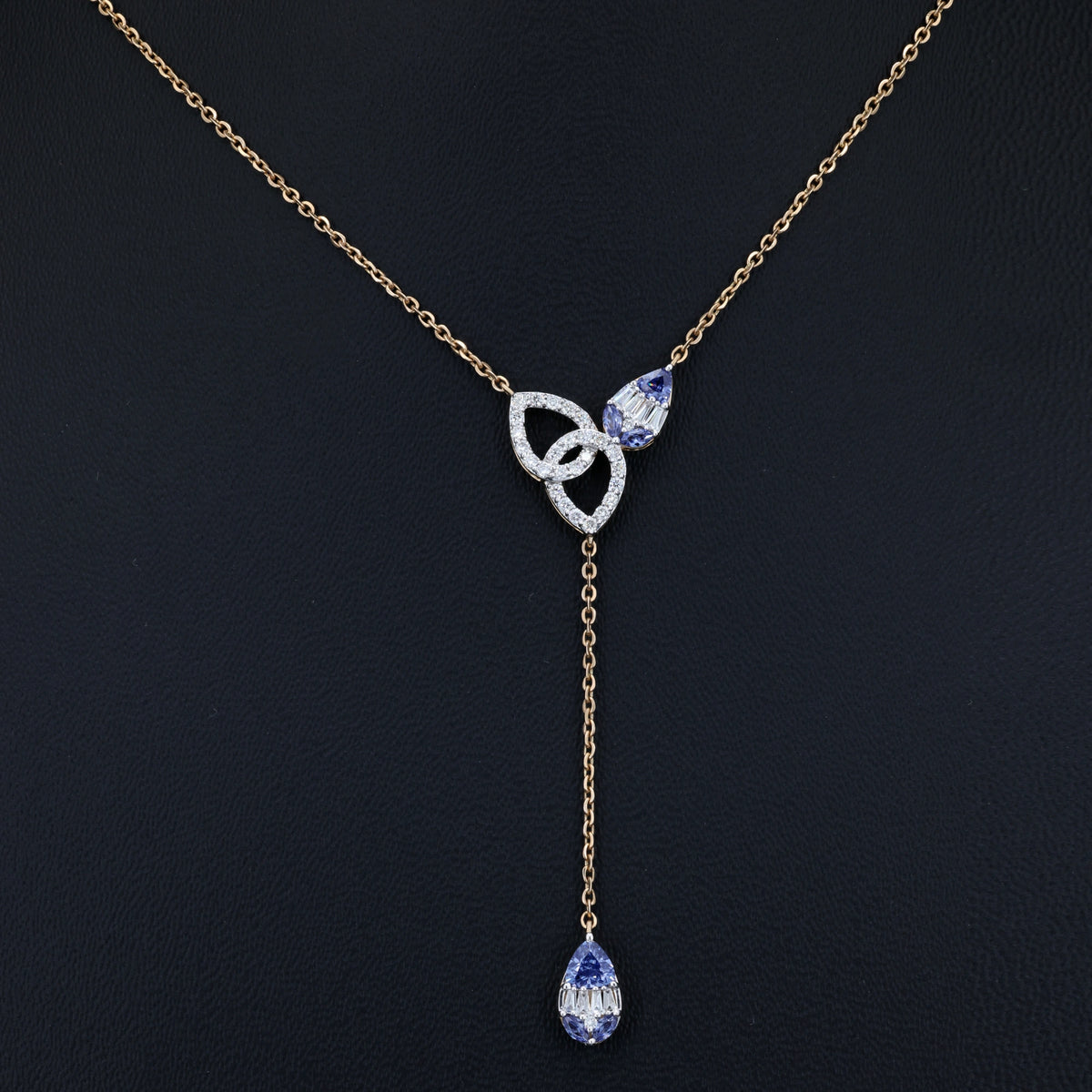 VARNORA NATURAL DIAMOND JEWELLERY PENDANT SET