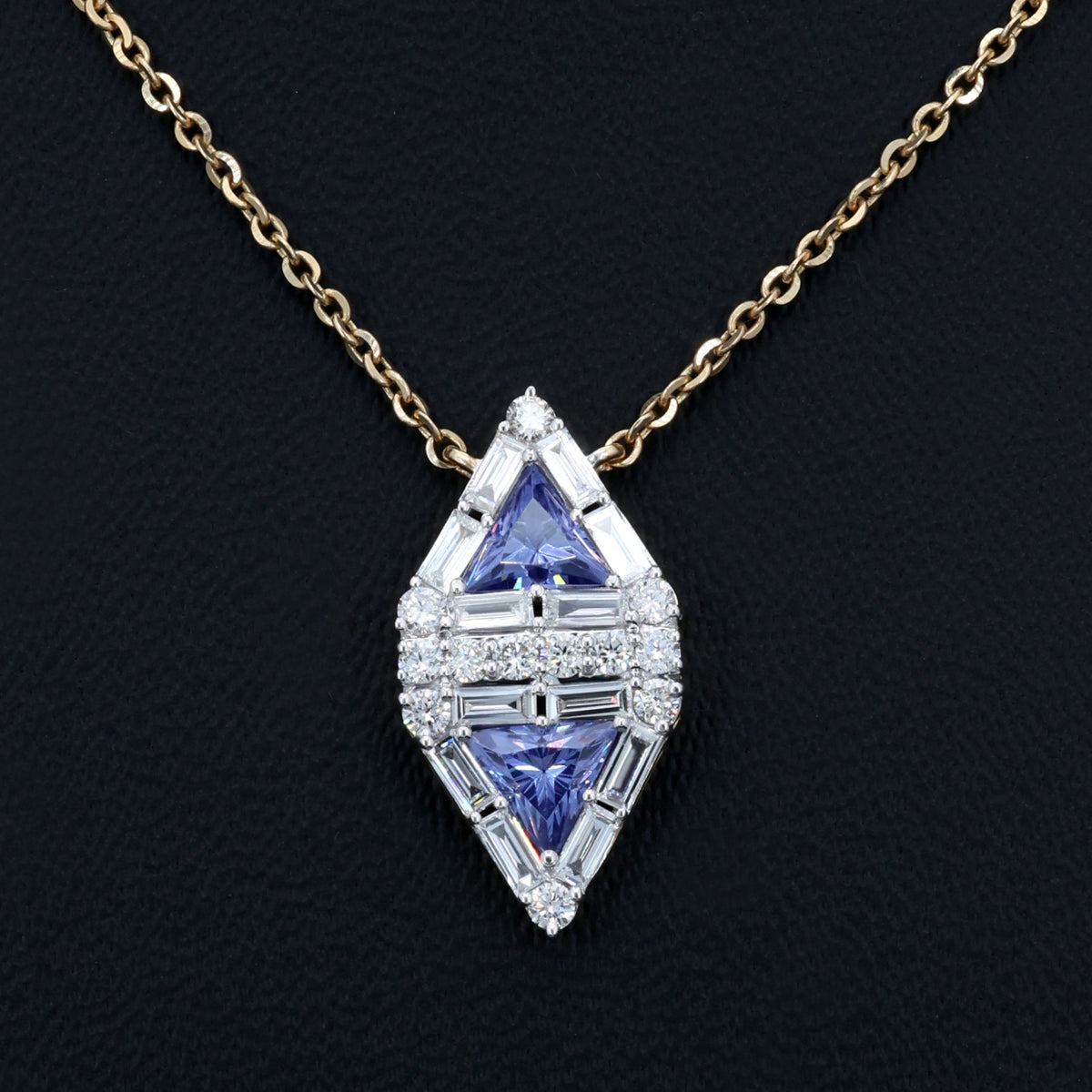 VARNORA NATURAL DIAMOND JEWELLERY PENDANT SET