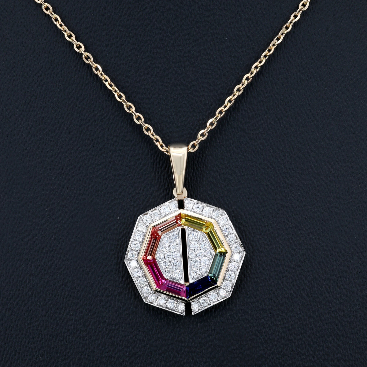 VARNORA NATURAL DIAMOND JEWELLERY PENDANT SET