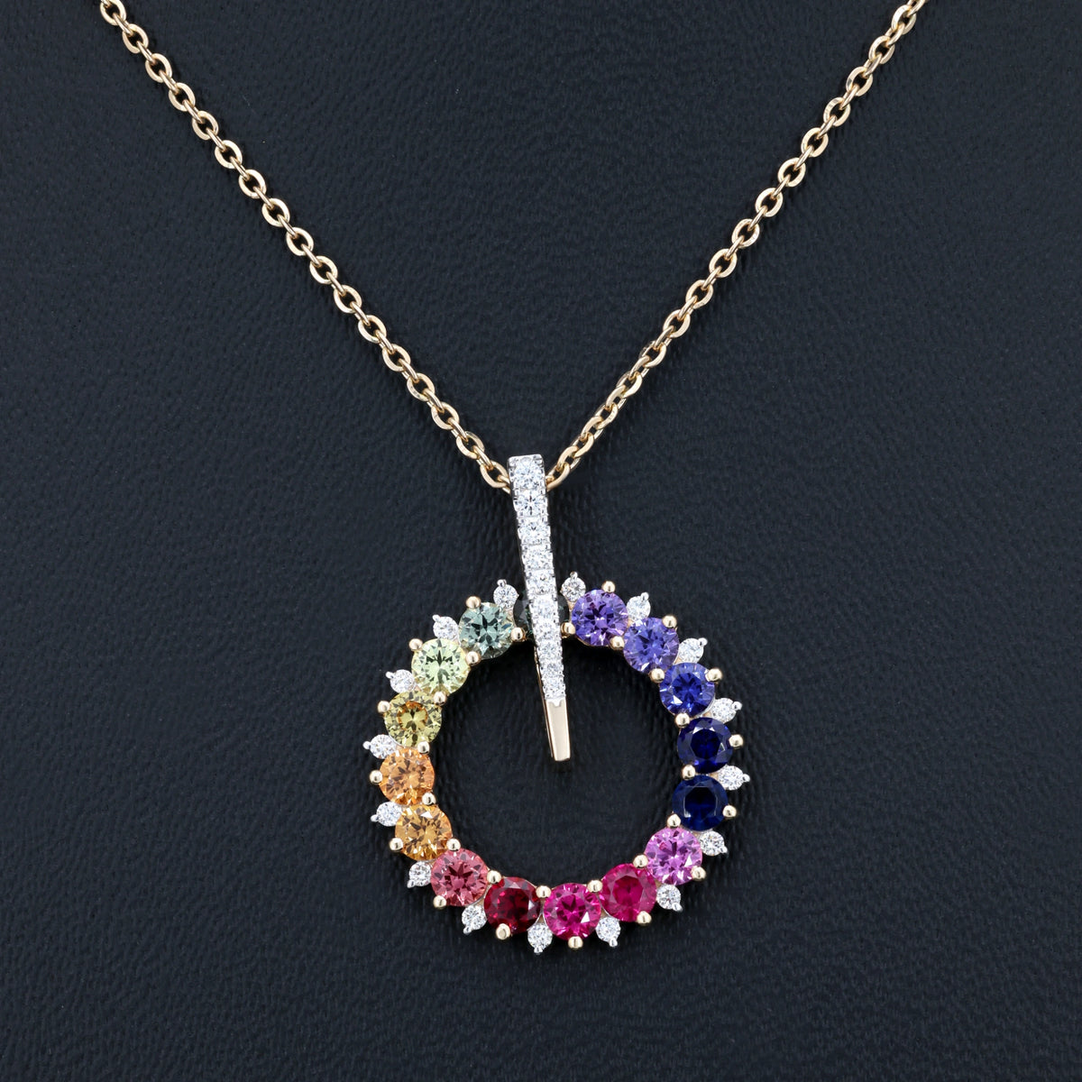 VARNORA NATURAL DIAMOND JEWELLERY PENDANT SET