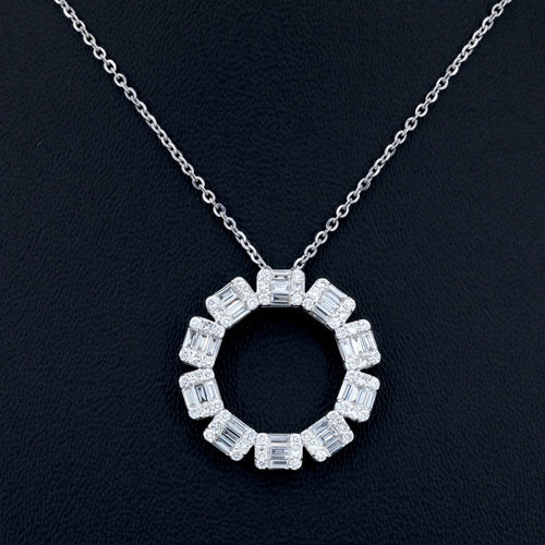 VARNORA NATURAL DIAMOND JEWELLERY PENDANT SET