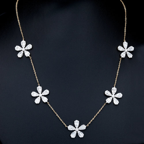 VARNORA NATURAL DIAMOND JEWELLERY PENDANT SET