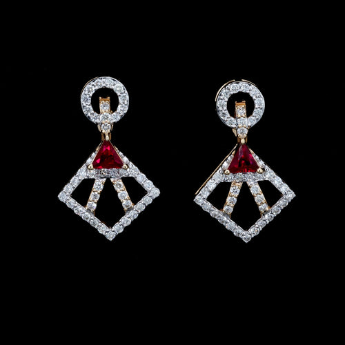 NATURAL DIAMOND JEWELLERY EARRING