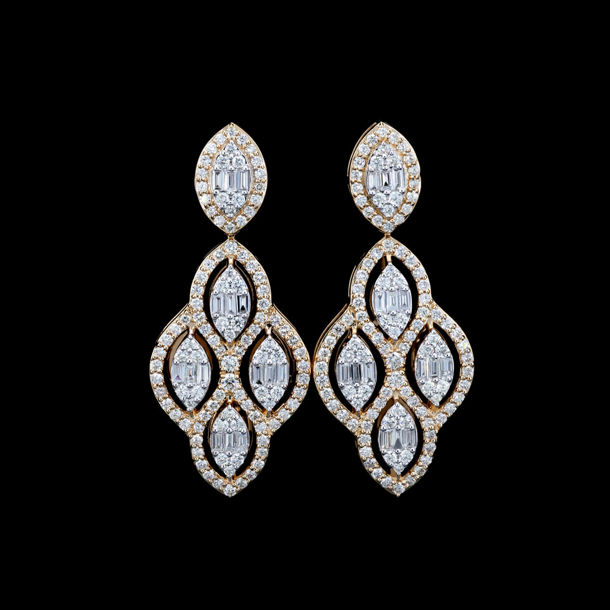 NATURAL DIAMOND JEWELLERY EARRING