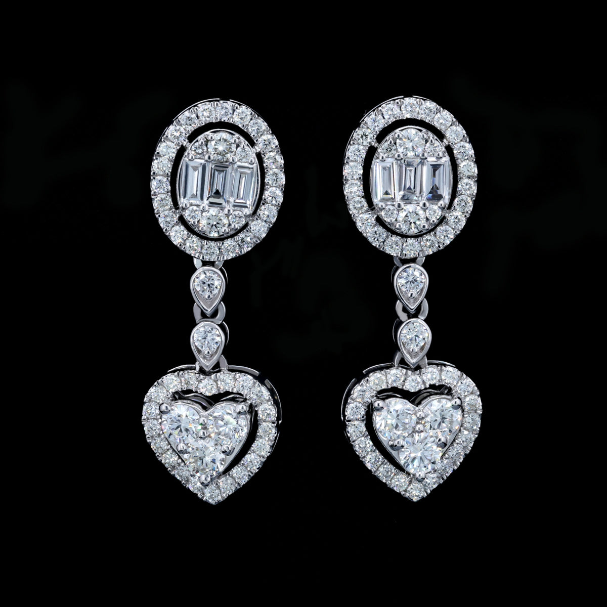 NATURAL DIAMOND JEWELLERY EARRING