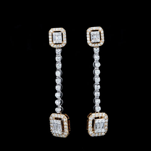 NATURAL DIAMOND JEWELLERY EARRING