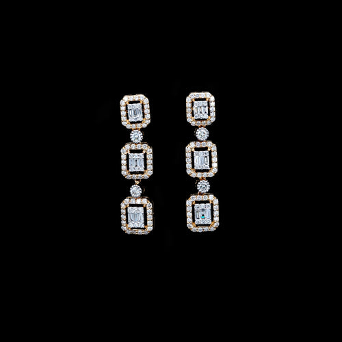 NATURAL DIAMOND JEWELLERY EARRING