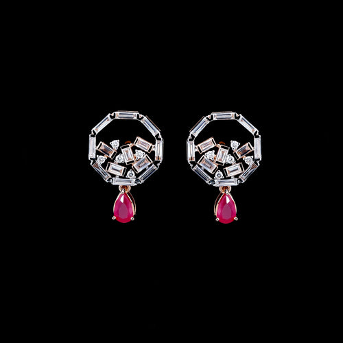 NATURAL DIAMOND JEWELLERY EARRING