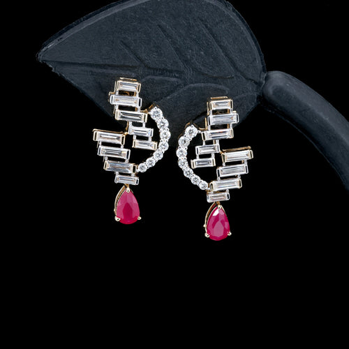 NATURAL DIAMOND JEWELLERY EARRING