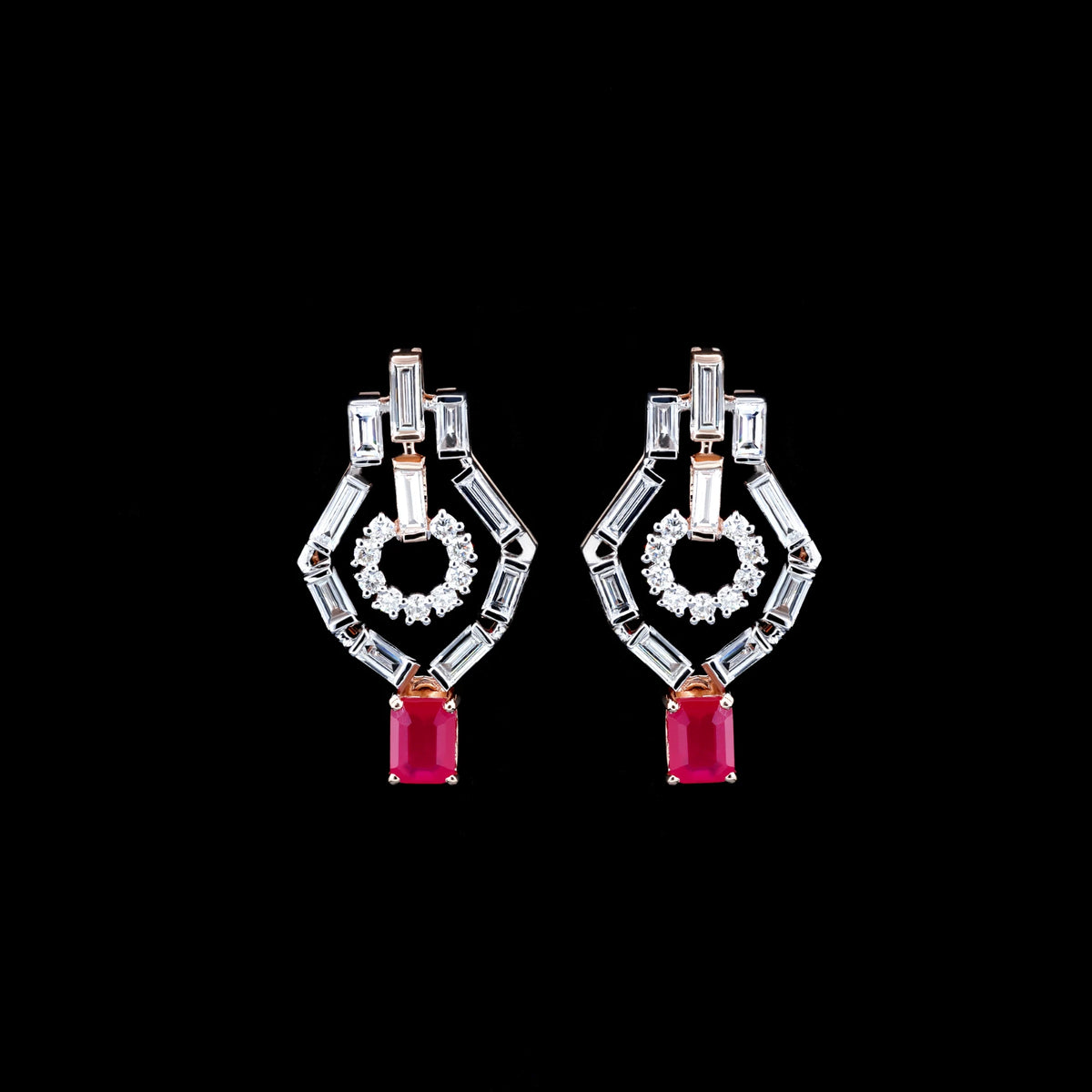 NATURAL DIAMOND JEWELLERY EARRING