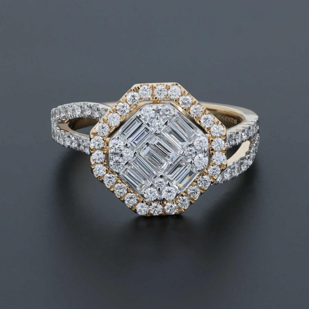 NATURAL DIAMOND JEWELLERY RING