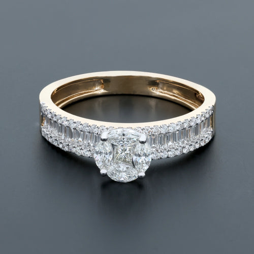 NATURAL DIAMOND JEWELLERY RING