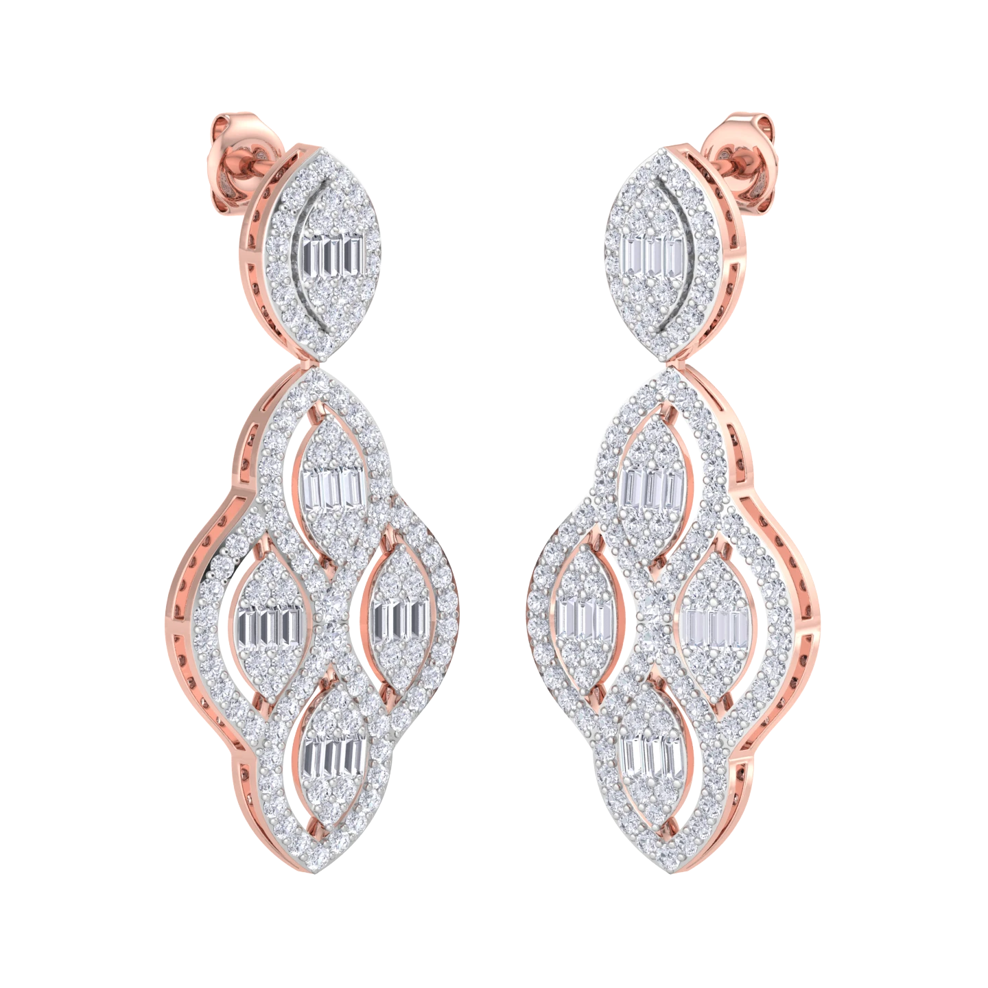 NATURAL DIAMOND JEWELLERY EARRING