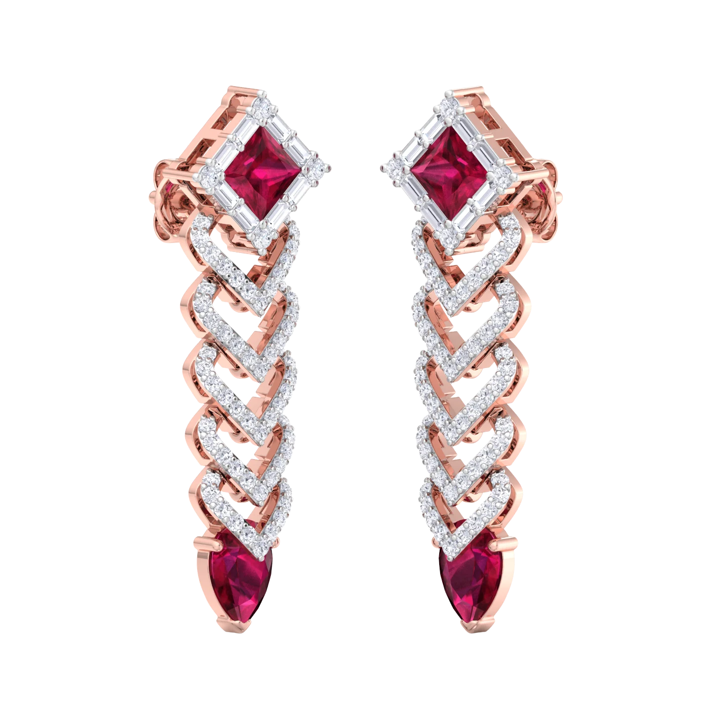 NATURAL DIAMOND JEWELLERY EARRING