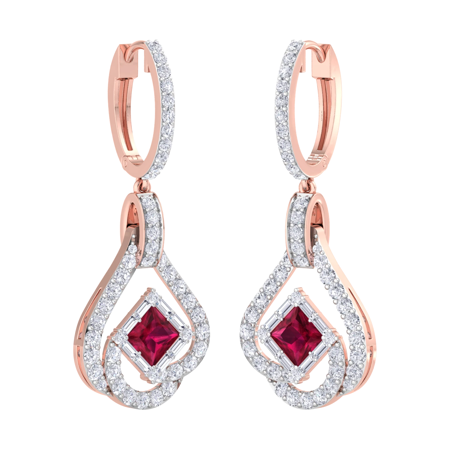 NATURAL DIAMOND JEWELLERY EARRING