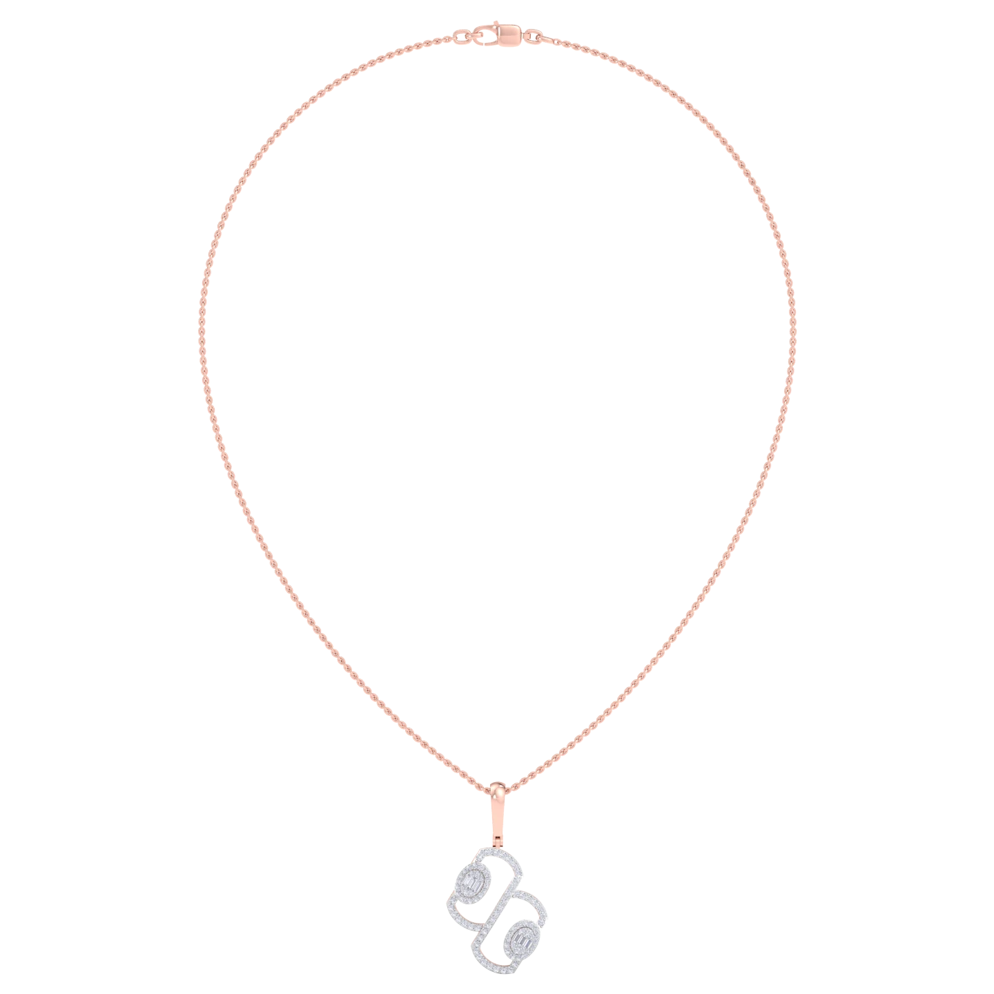 NATURAL DIAMOND JEWELLERY PENDANT SET