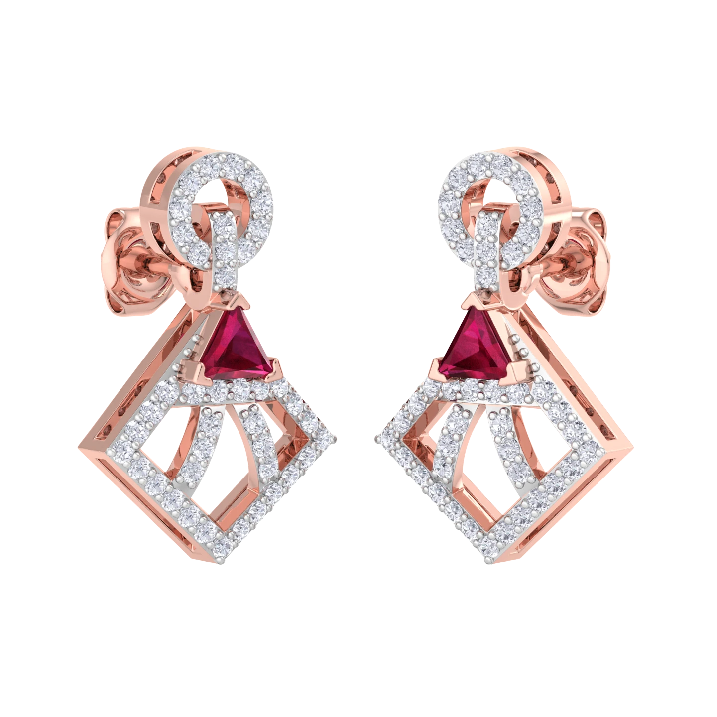 NATURAL DIAMOND JEWELLERY EARRING