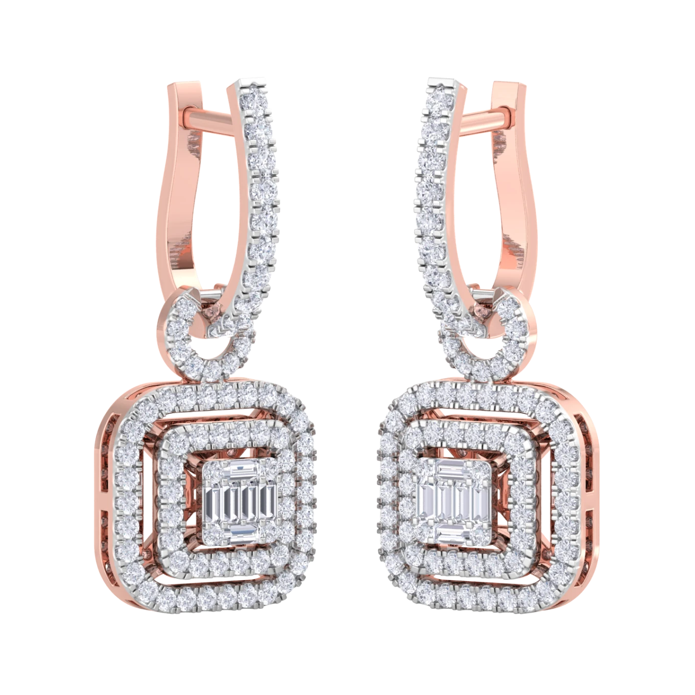 NATURAL DIAMOND JEWELLERY EARRING