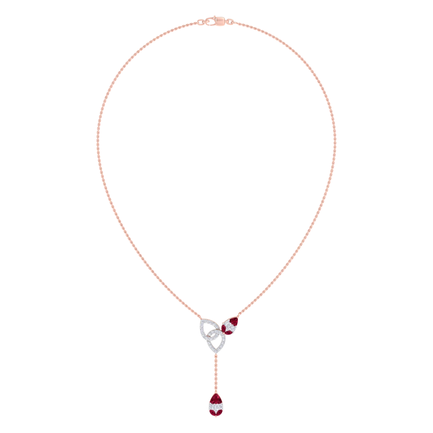 NATURAL DIAMOND JEWELLERY PENDANT SET