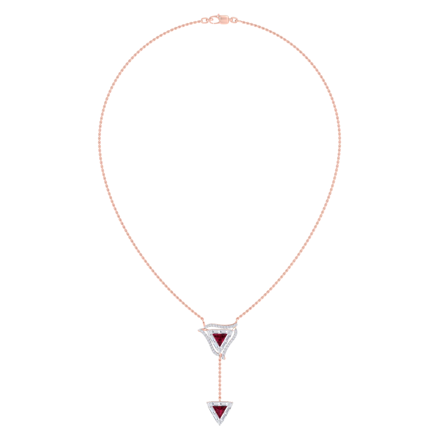 NATURAL DIAMOND JEWELLERY PENDANT SET