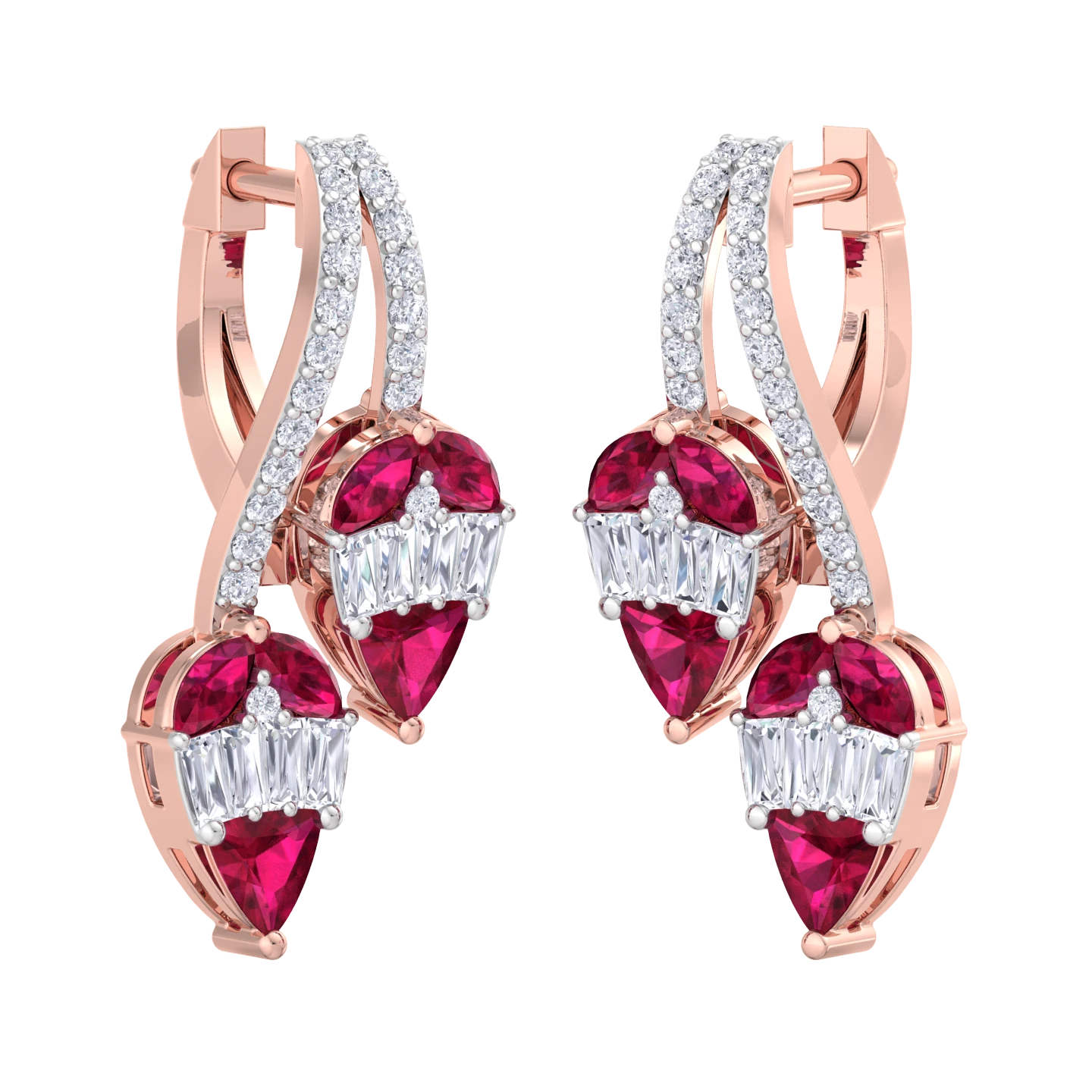 NATURAL DIAMOND JEWELLERY EARRING