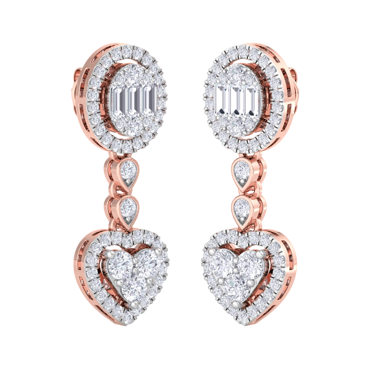 NATURAL DIAMOND JEWELLERY EARRING