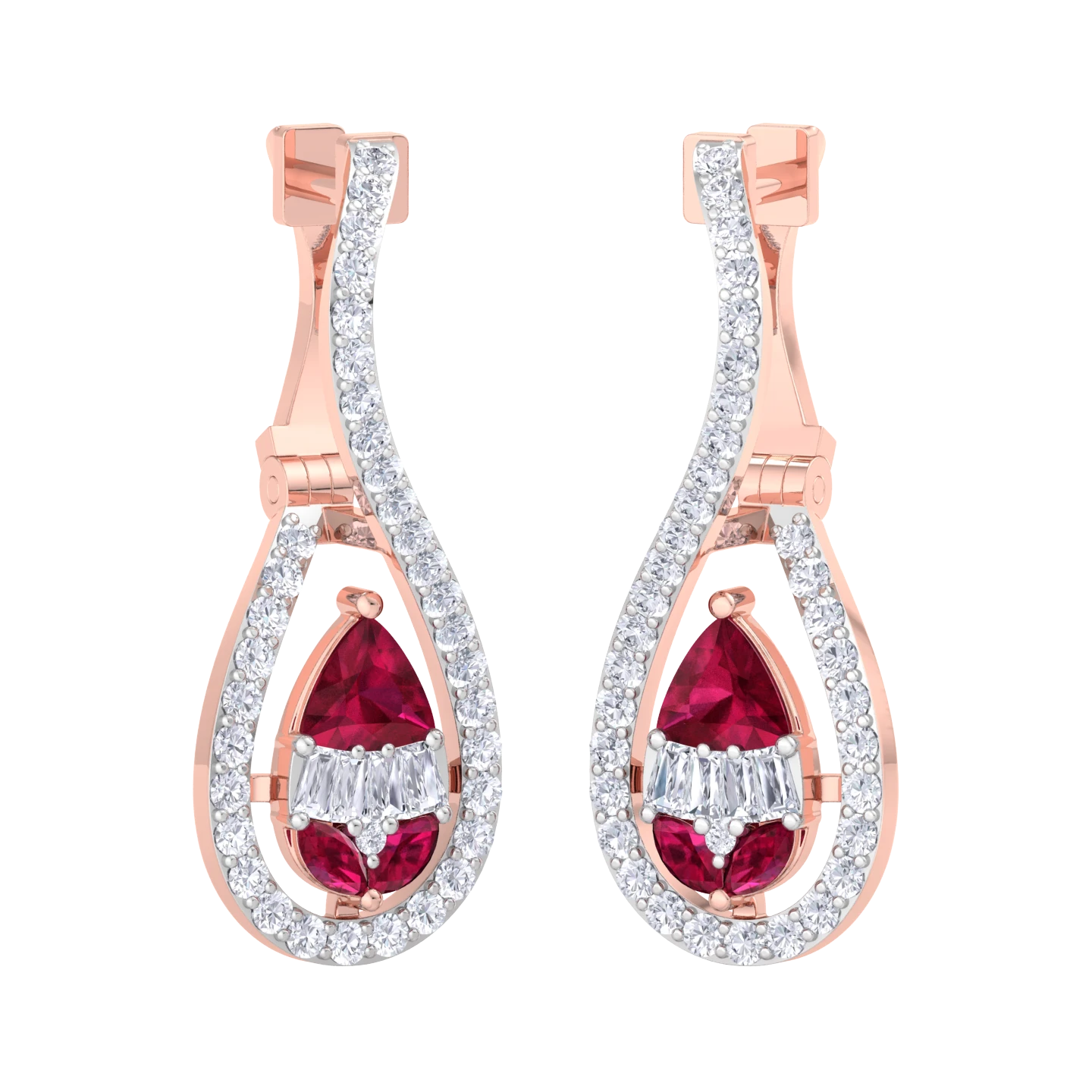 NATURAL DIAMOND JEWELLERY EARRING